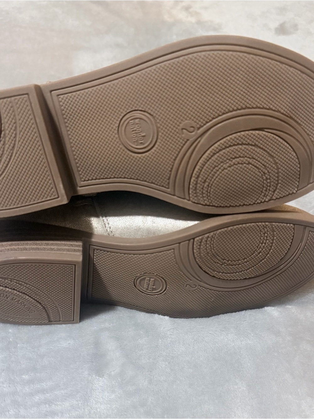 wonder nation Metallic Taupe Chelsea Ankle Boots - Picture 5 of 7
